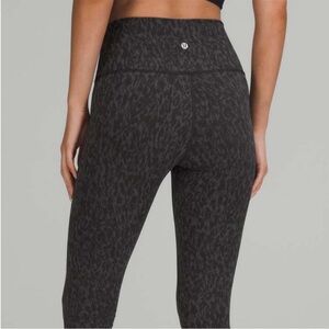 Lululemon Athletica Charcoal Patterned Leggings